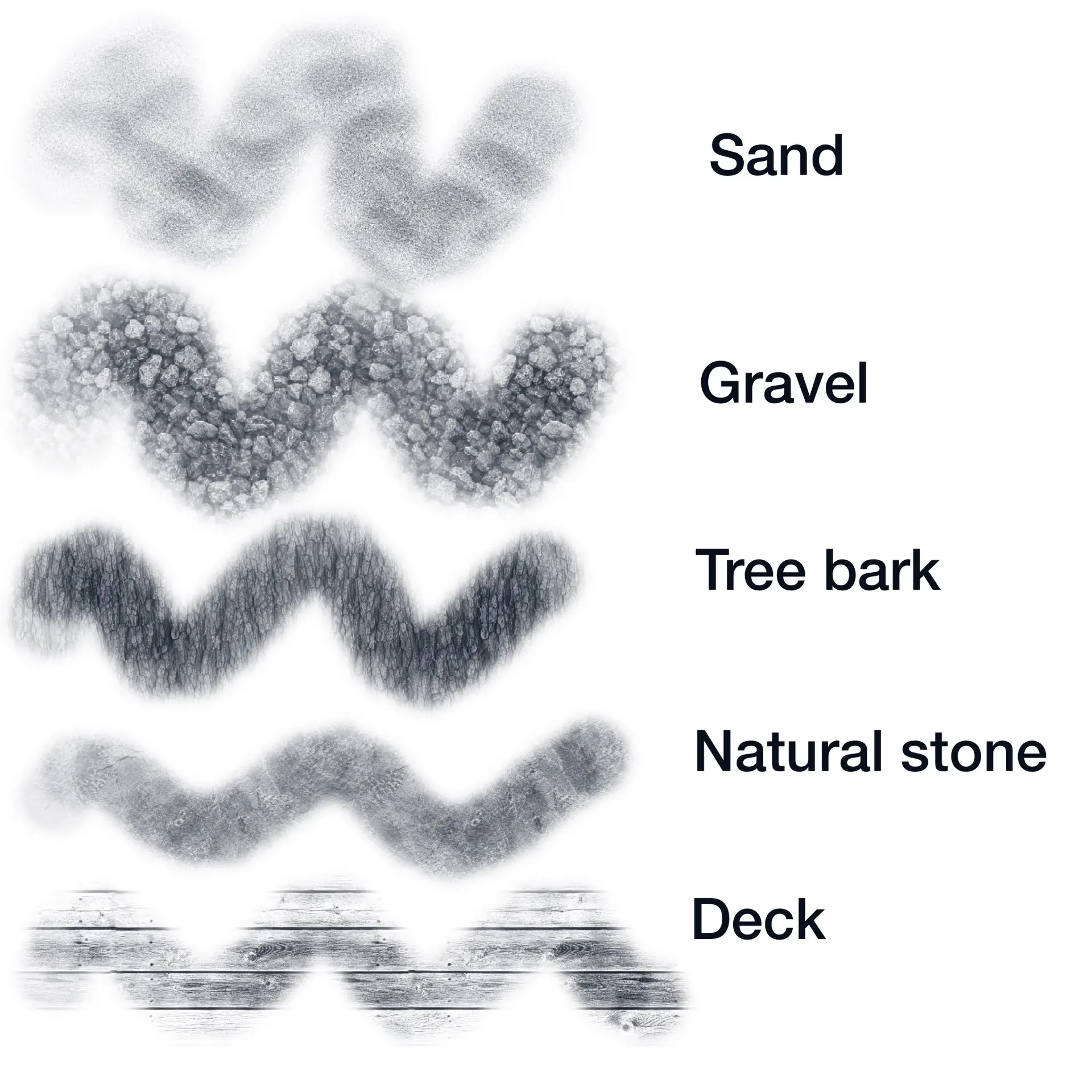 תצוגת Natural Patterns ל‑Procreate
